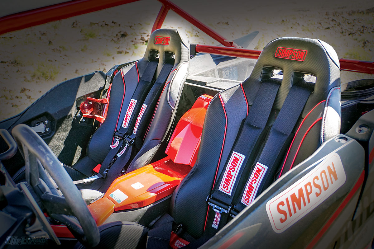 SIMPSON VORTEX SUSPENSION SEAT & FIVEPOINT RACE HARNESS Dirt Wheels