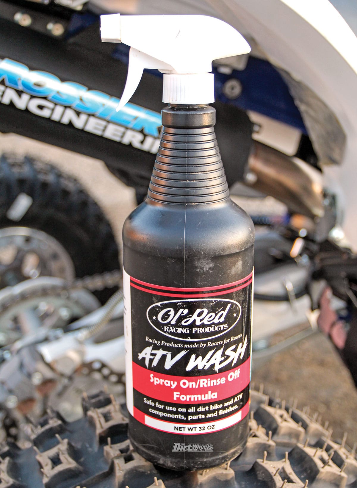 OL’ RED ATV WASH Dirt Wheels Magazine