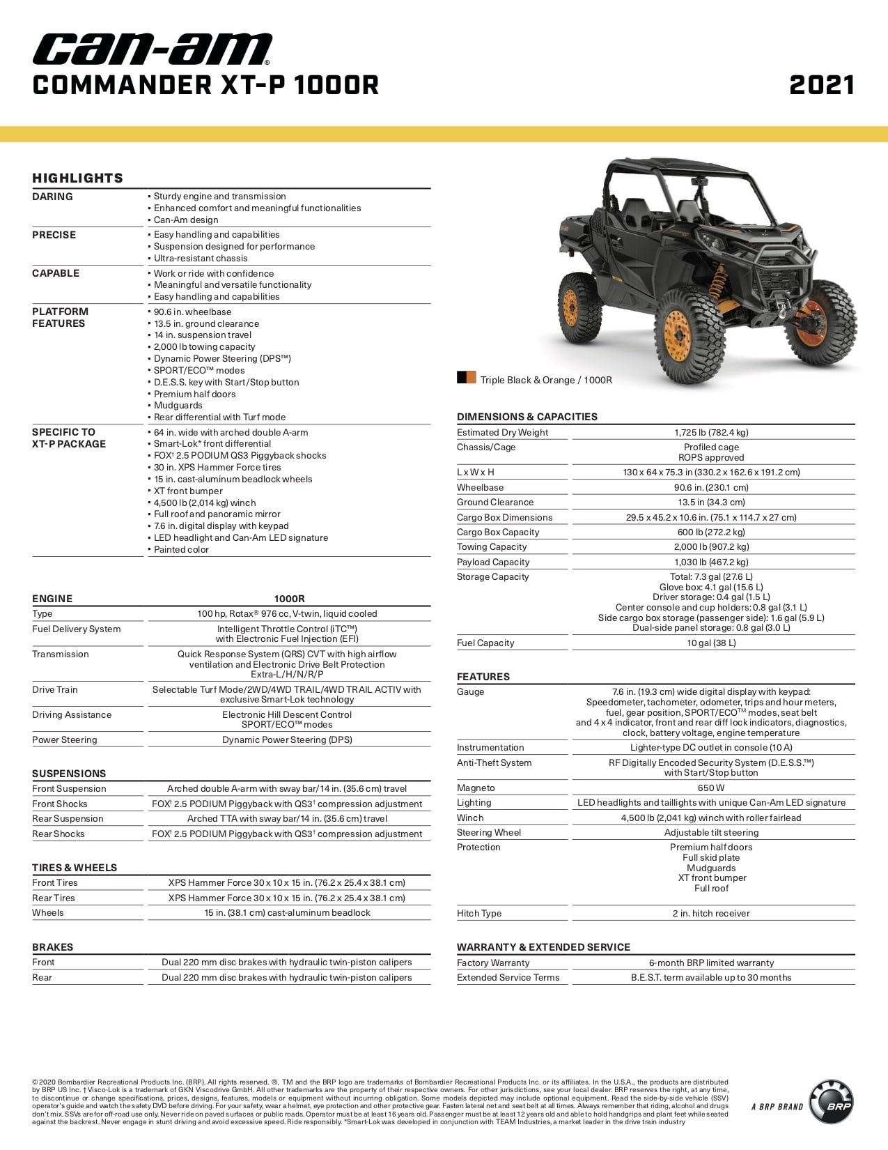 2021 CANAM COMMANDER 1000 Dirt Wheels Magazine