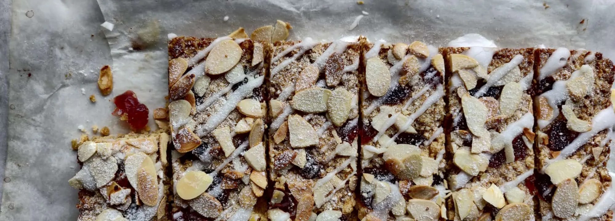 Bakewell Flapjacks (v) Dirty Martini Marketing