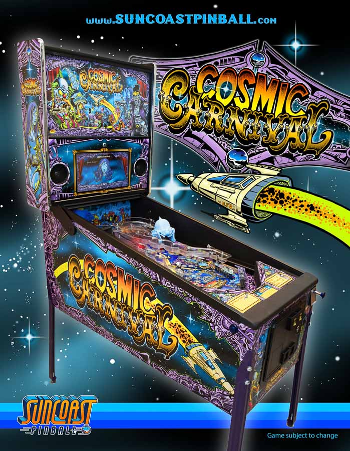 Cosmic Carnival Pinball Dirty Donny