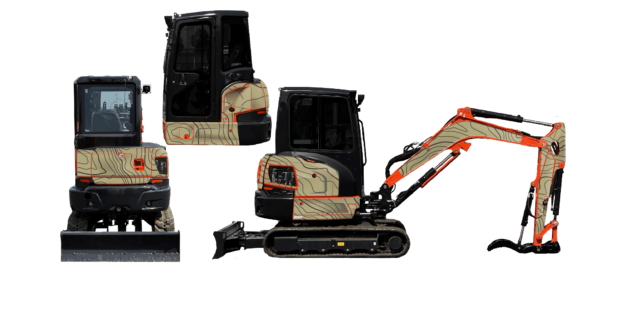 Kubota KX033-4 Wrap Kits – Dirty Graphix