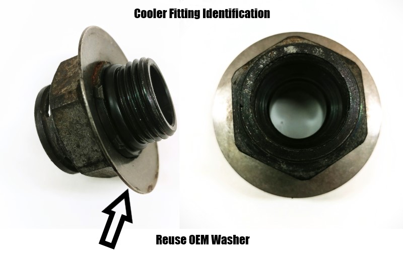 DHD 0075003 Duramax Trans Cooler & Radiator Fitting (7/8 Thread) To