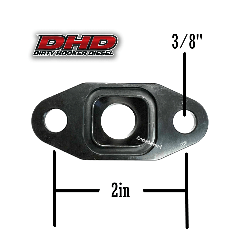 Precision PTP0742108 T3/T4 High Flow Turbo Oil Drain Flange 10AN