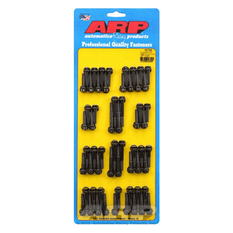 ARP 1007533 LLY LBZ LMM LML 12 Point Valve Cover Bolt Kit Black