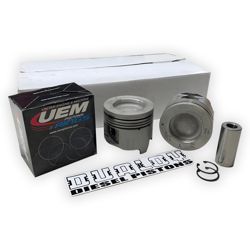 DHD Dualoy 40 Over Delipped L5P Duramax Piston Set 20172024 6.6L