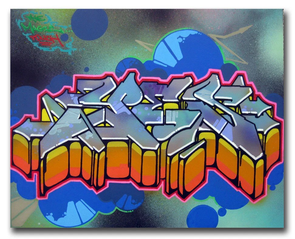 YES2 "The Magic Touch" painting DirtyPilot