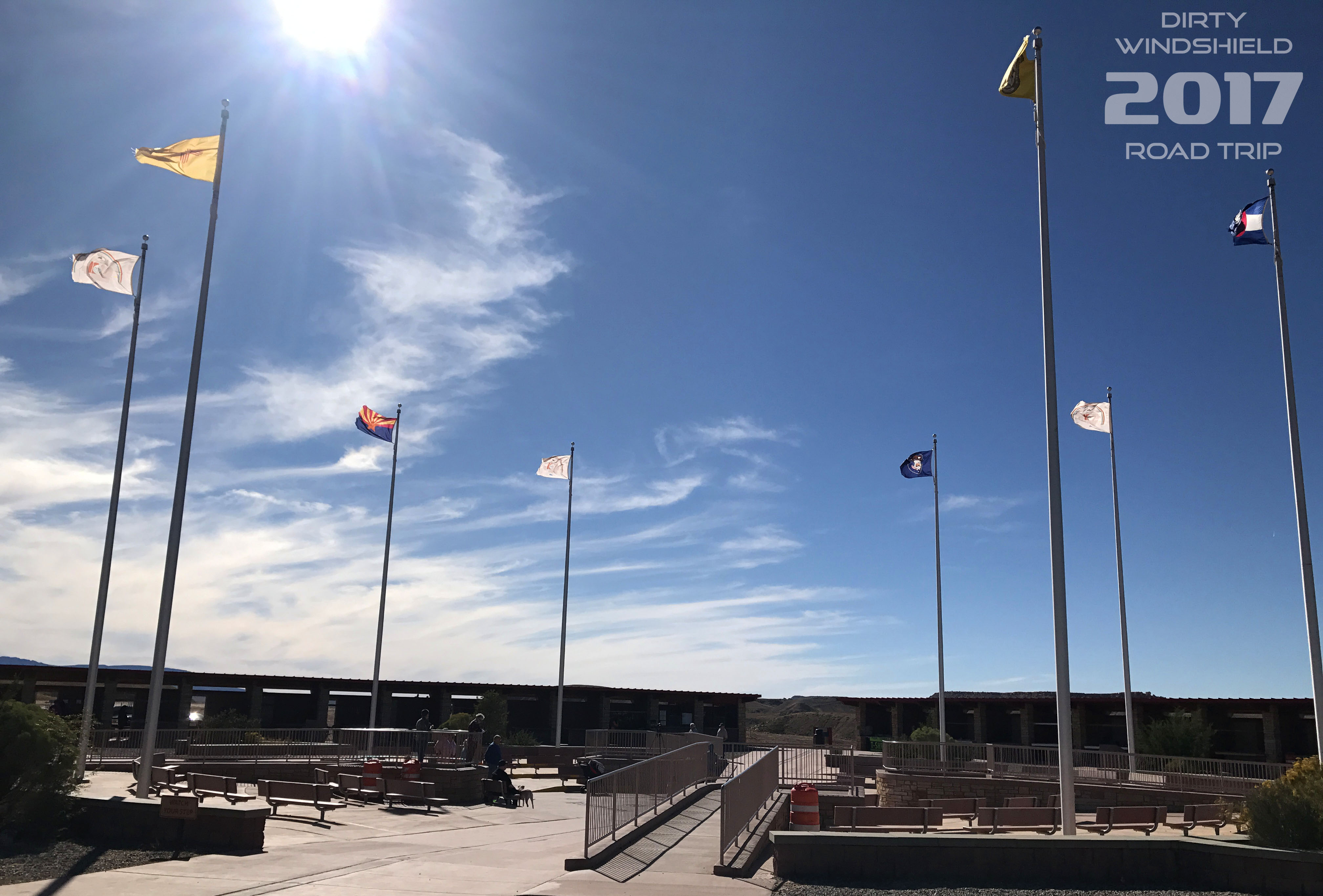 Day 10 Four Corners and Lots of Driving Dirty Windshield 2017 Road Tri