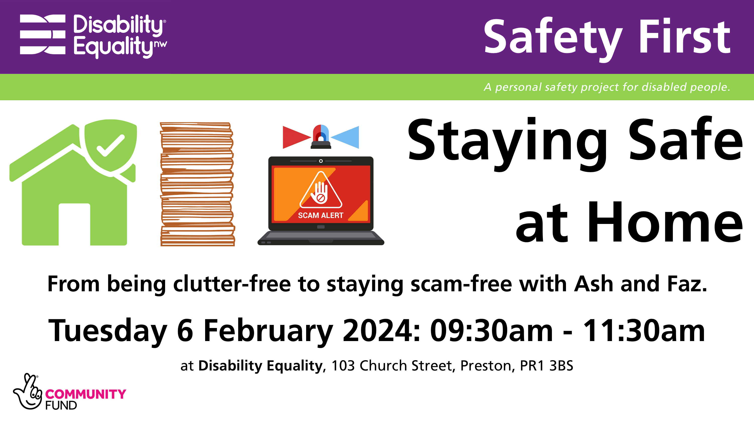 Staying Safe at Home Disability Equality North West