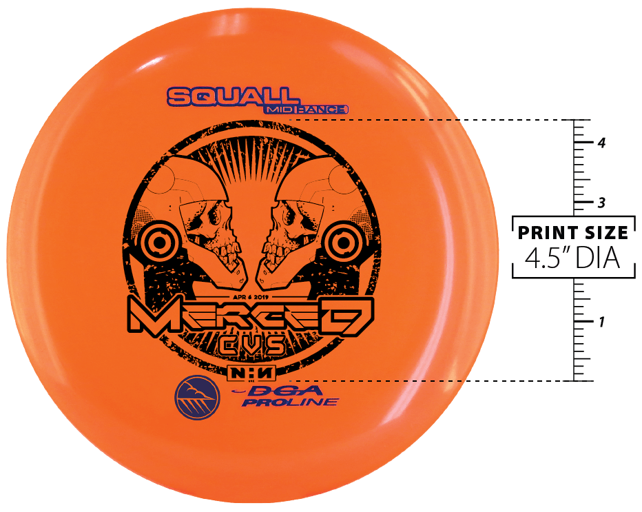 Custom Hot Stamp Art Guidelines » DGA Disc Golf Association