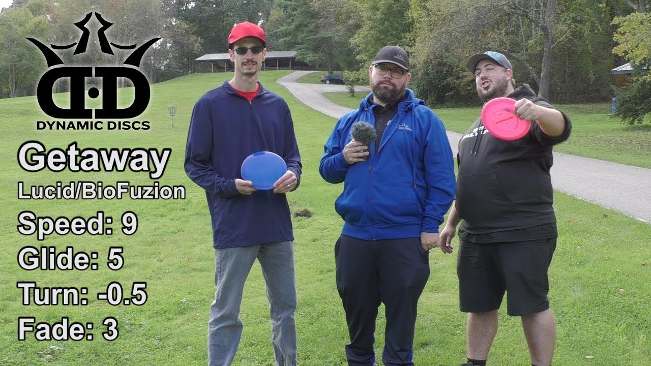 Dynamic Discs Getaway Review Lucid and Biofuzion Compared Disc Golf