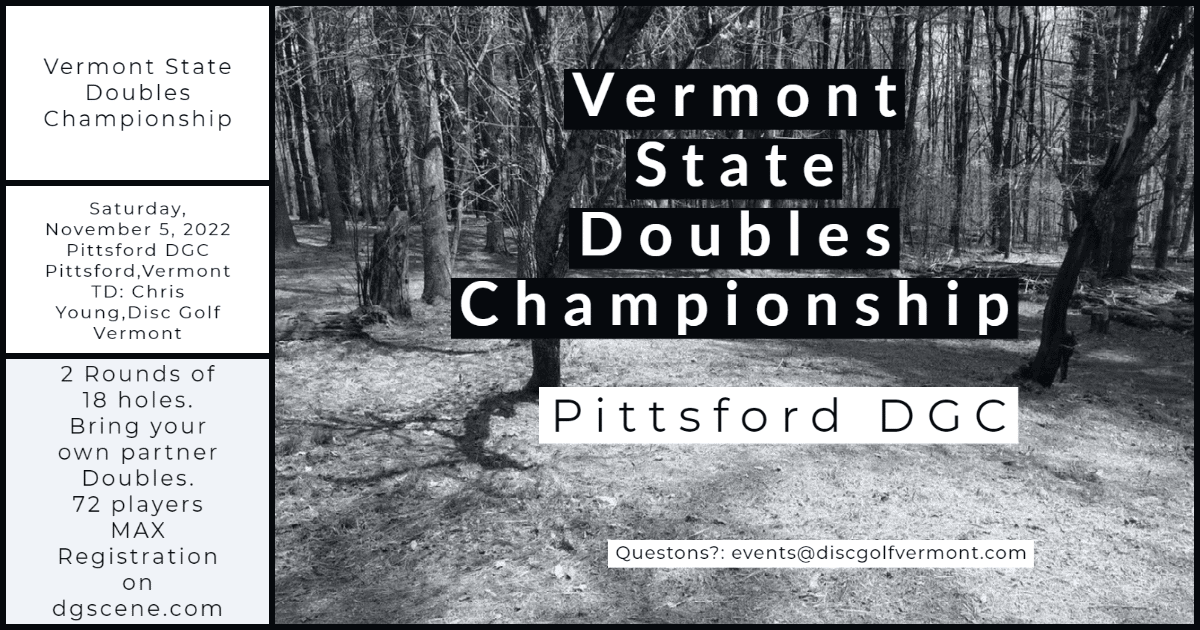 Vermont State Championship Disc Golf Vermont