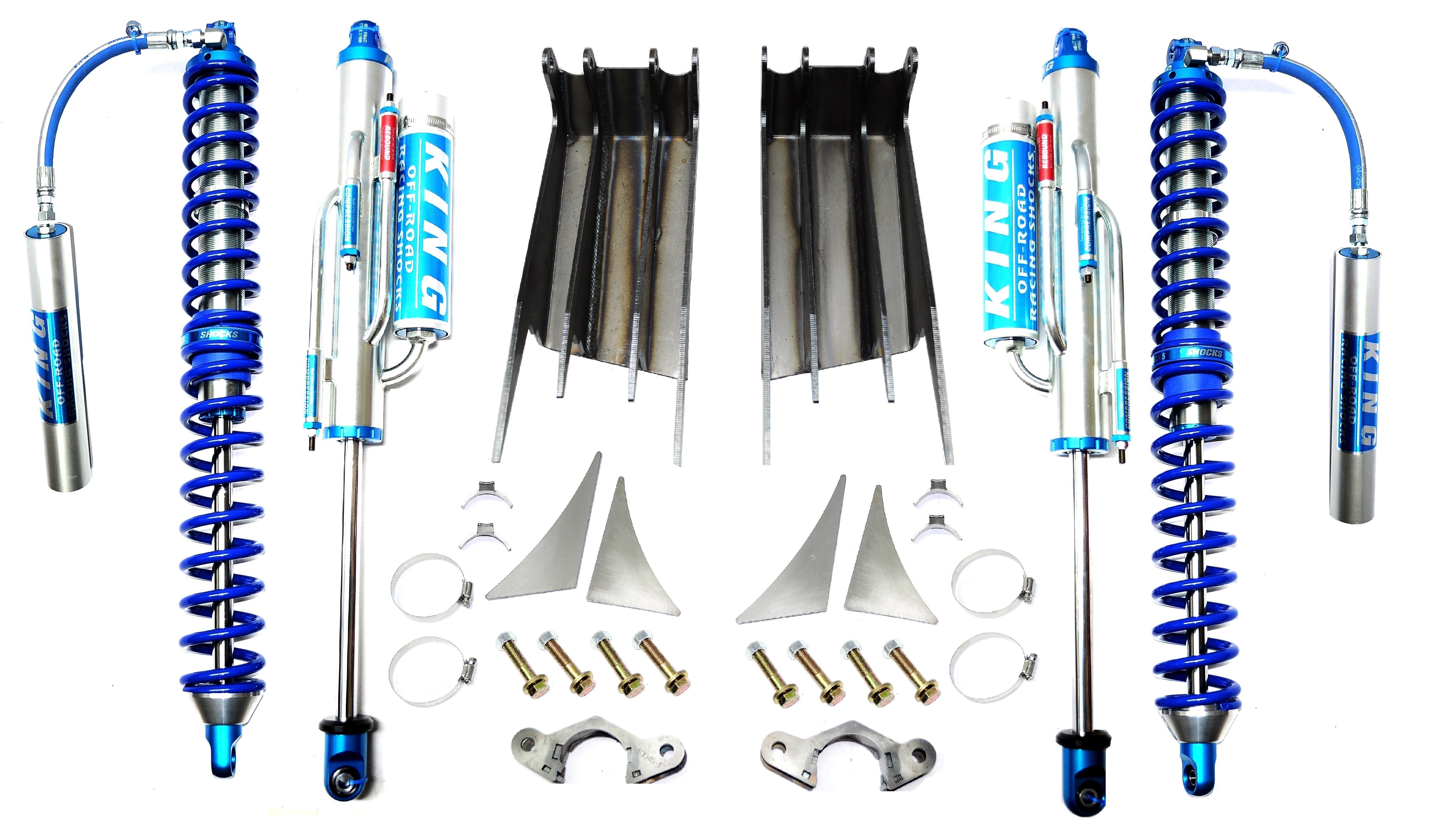 EVO MFG FRONT DOUBLE THROWDOWN COILOVER/BYPASS SYSTEM (DANA