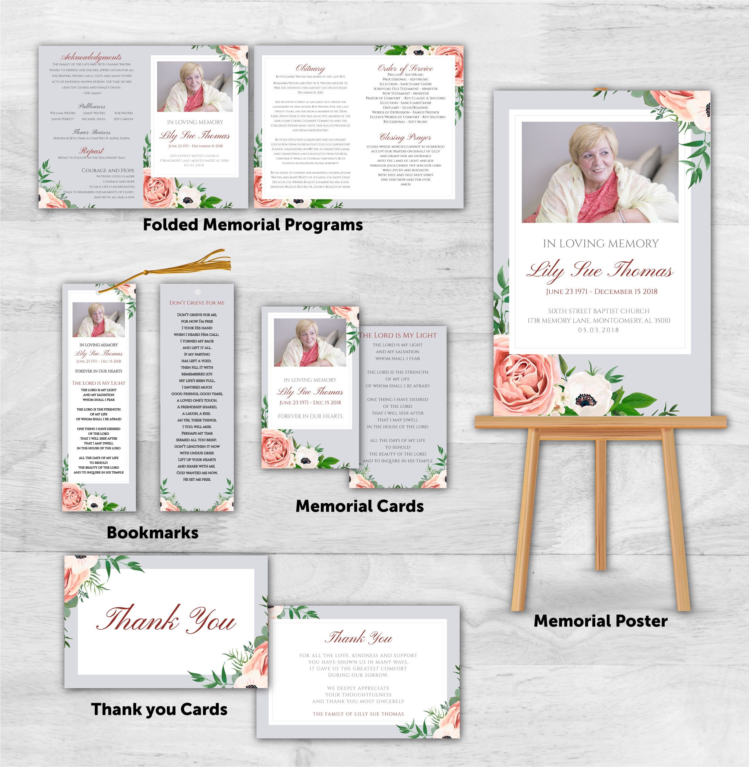 Memorial Package 1070 DisciplePress Memorial & Funeral Printing