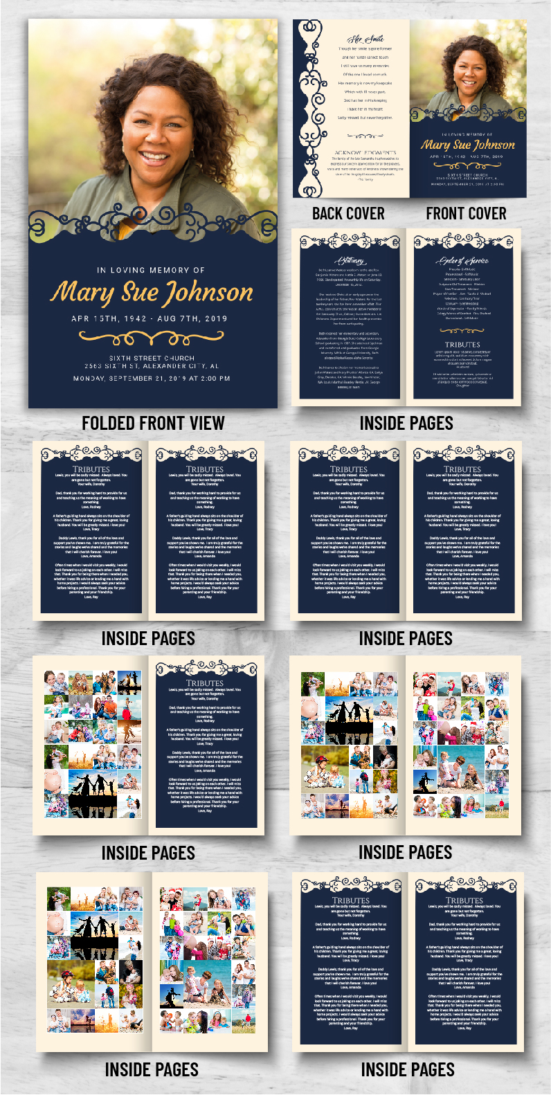 16 Page Funeral Program 2086 DisciplePress Memorial & Funeral