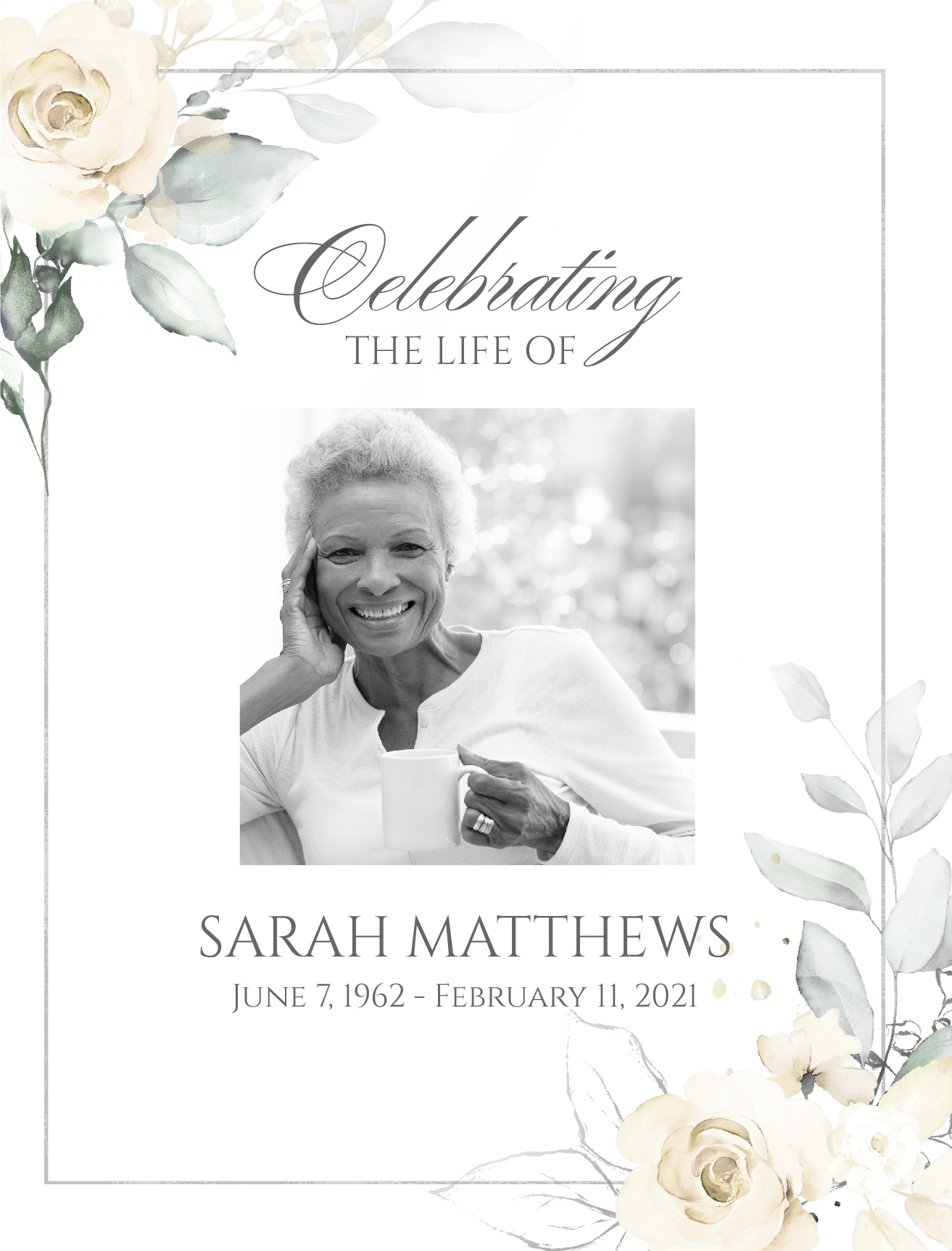 Folded Memorial Card 2067 DisciplePress Memorial & Funeral Printing