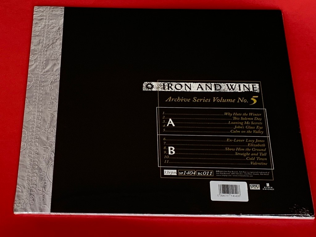 IRON AND WINE " ARCHIVE SERIES VOLUME NO. 5 " 1 LP, EDICIÓN LIMITADA