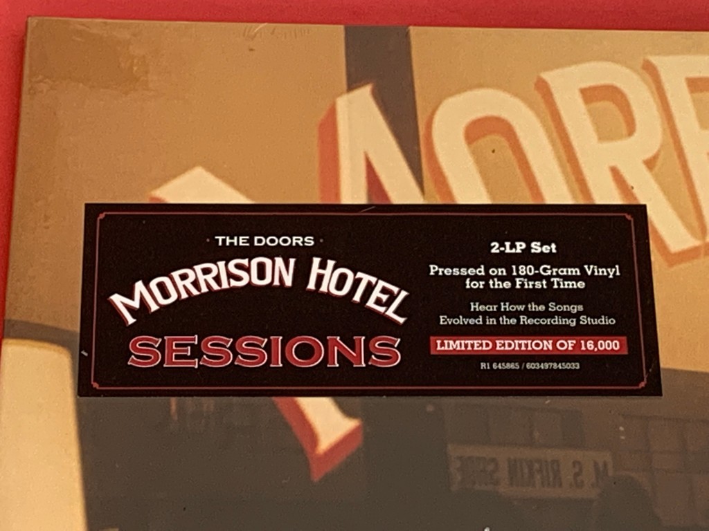 THE DOORS " MORRISON HOTEL SESSIONS " 2 LP, VINILOS DE 180 GR. ED