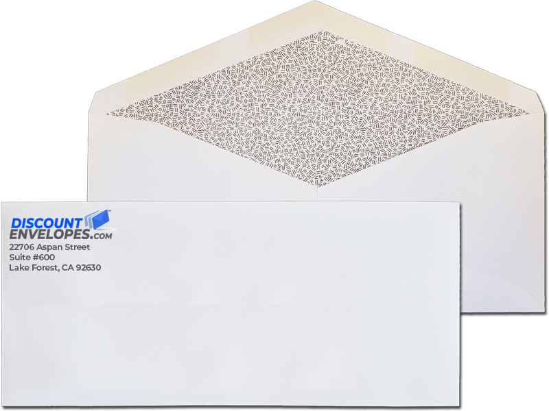 9 (37/8 x 87/8) Secure Tint Business Envelopes Discount Envelopes