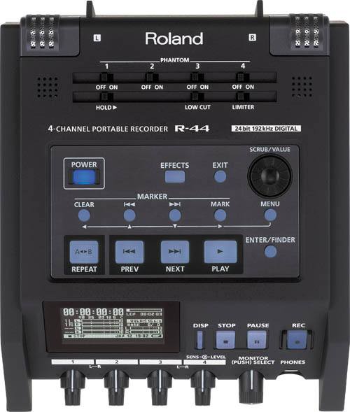 Roland Roland Edirol R44 Compact FourChannel Portable Recorder R44E