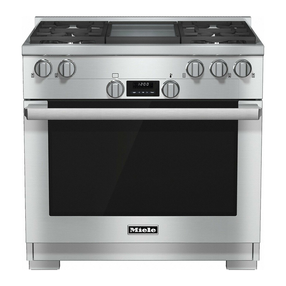 Miele DirectSelect Series HR1136GGD 36 Inch ProStyle Gas Range w