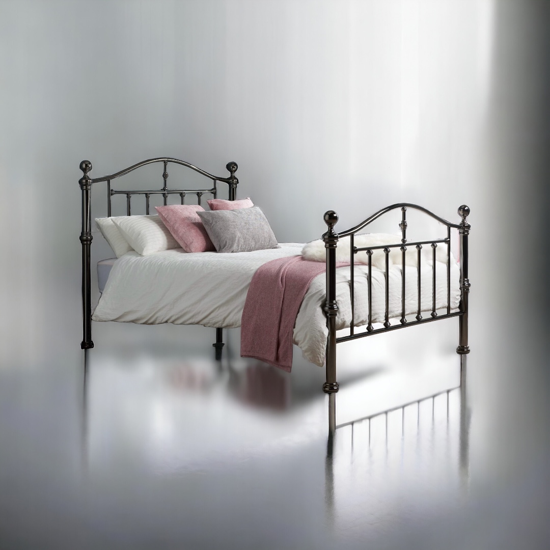 Skye Black Nickel Metal Bed Discount Beds Scotland