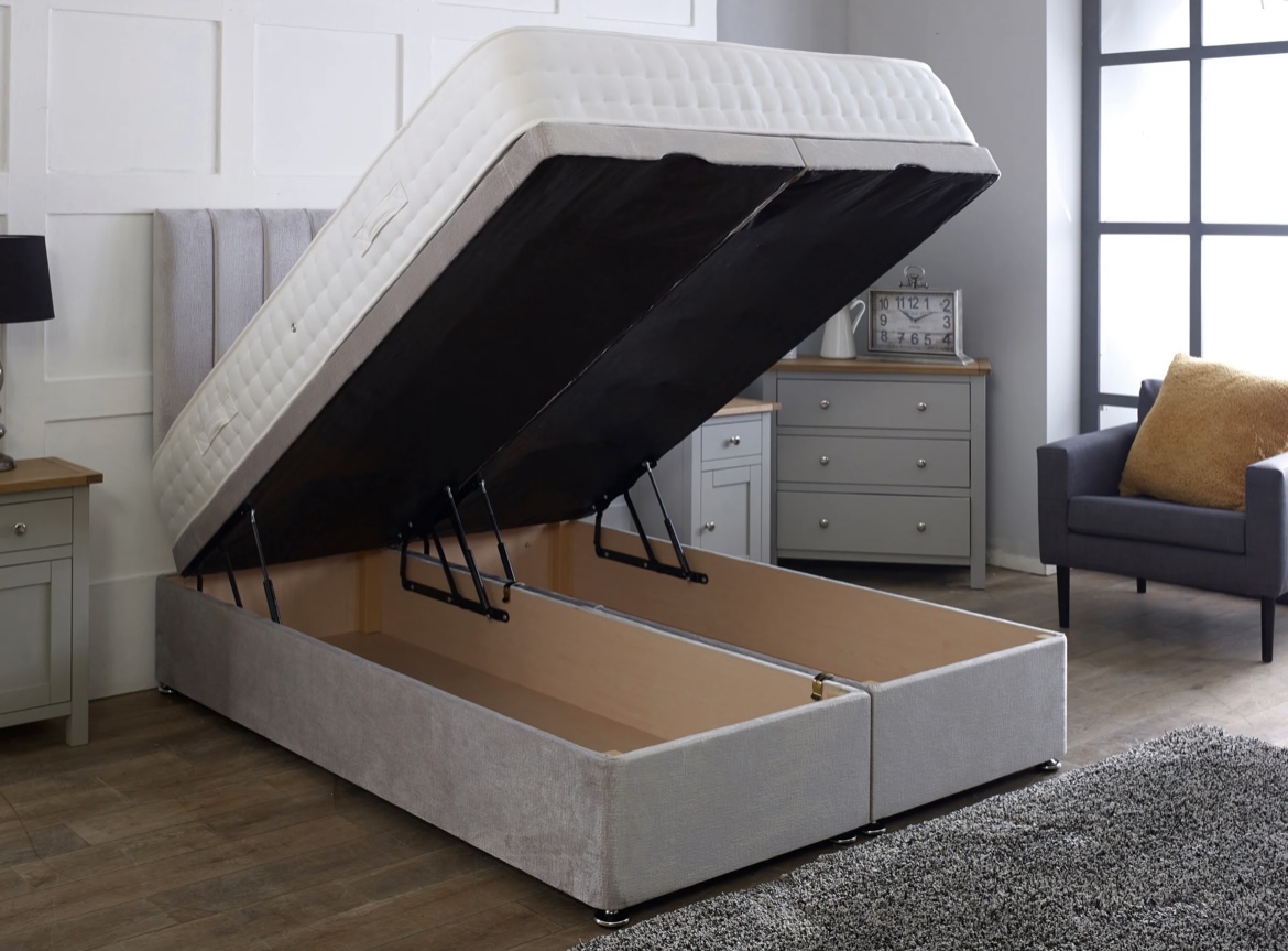 Ottoman Storage Bed With Headboard & Mattress Discount Beds Scotland