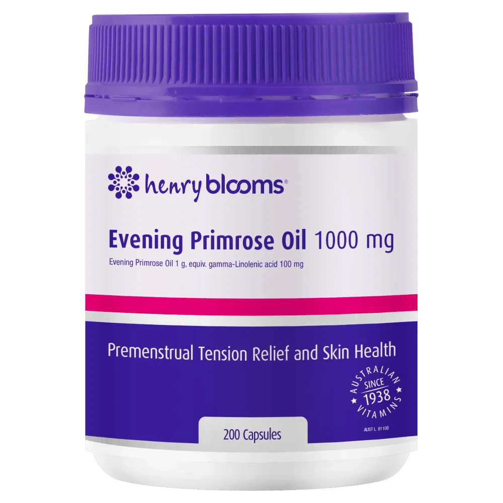 Henry Blooms Evening Primrose Oil 1000mg 200 Capsules Discount Chemist