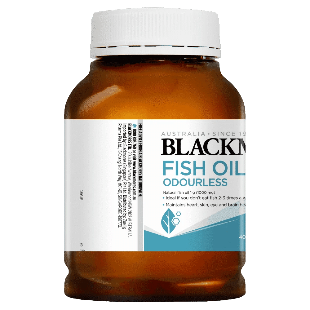 Blackmores Odourless Fish Oil 1000 400 Capsules Discount Chemist