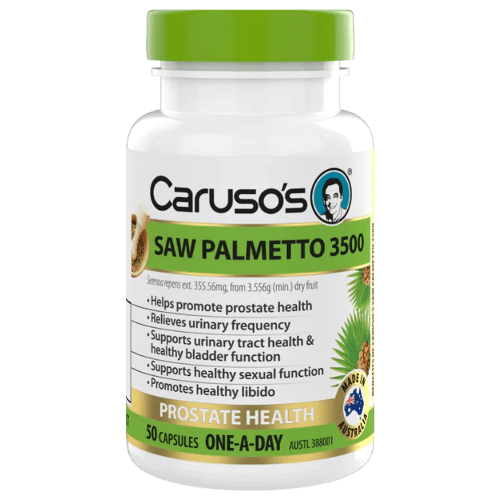 Caruso's Saw Palmetto 3500 50 Capsules Discount Chemist