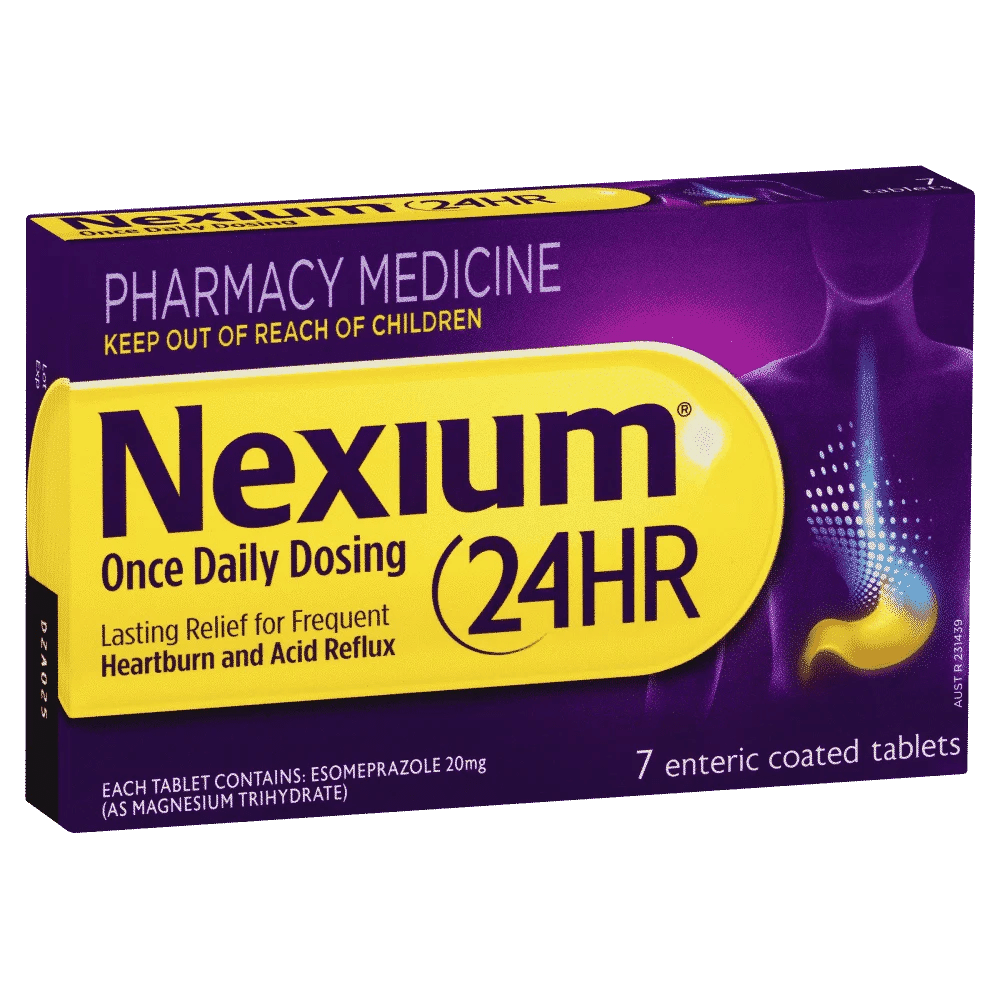 Nexium 24HR Once Daily Dosing 7 Tablets Discount Chemist