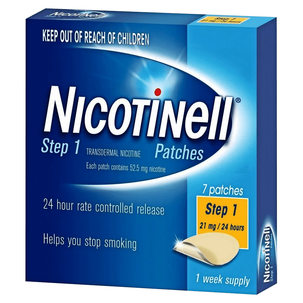 Nicotinell Step 1 (21mg/24 hours) 7 Patches Discount Chemist