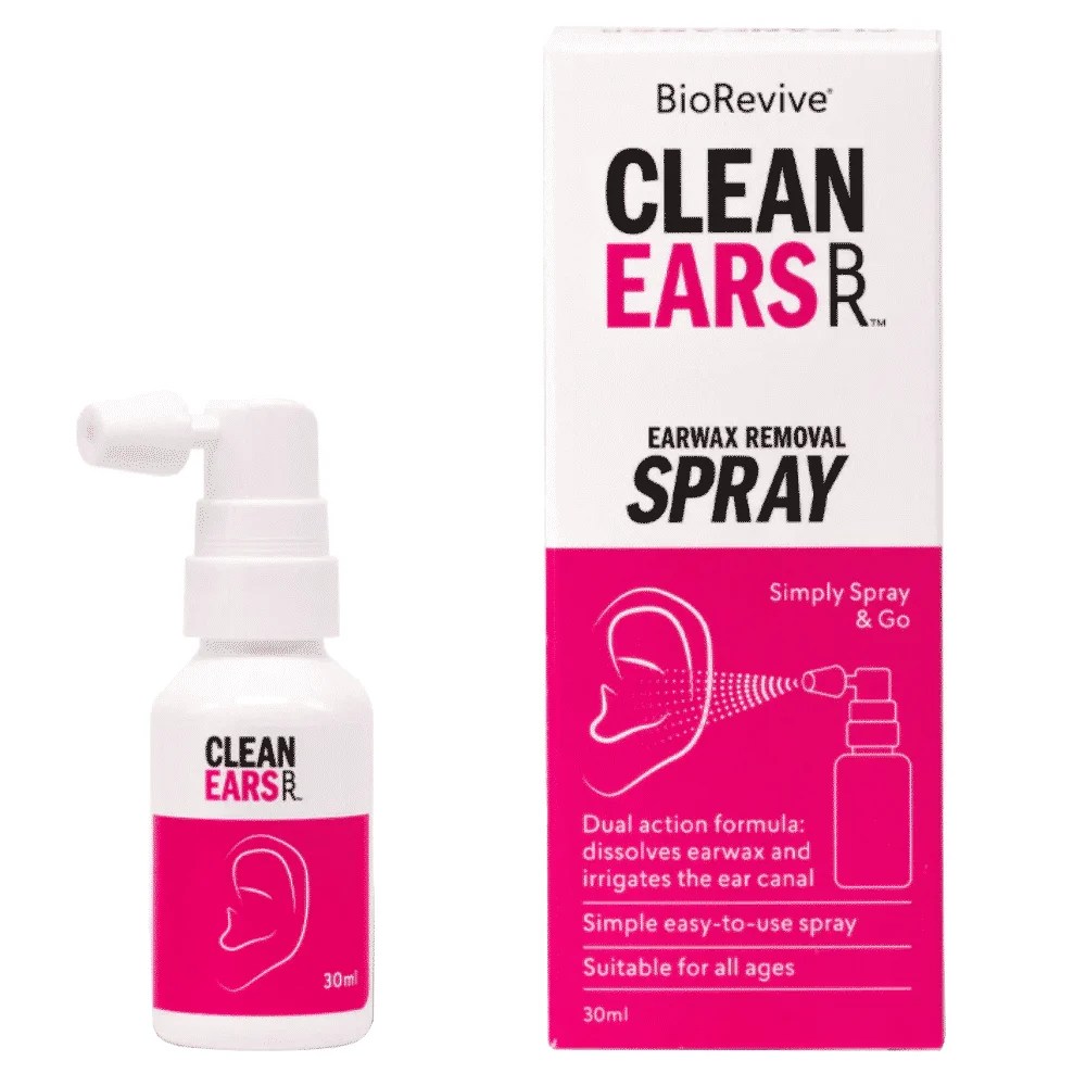 BioRevive CleanEars Ear Wax Removal Spray 30mL Discount Chemist