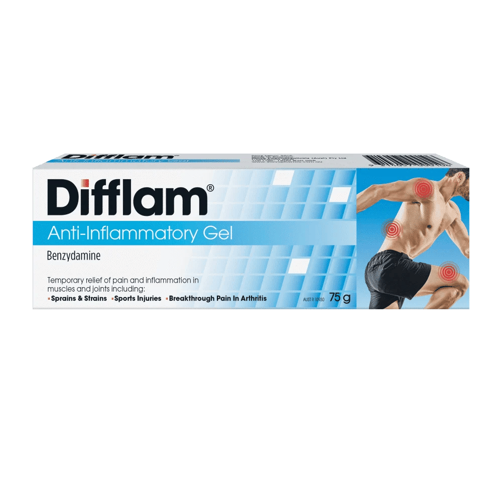 Difflam AntiInflammatory Gel 75g Discount Chemist