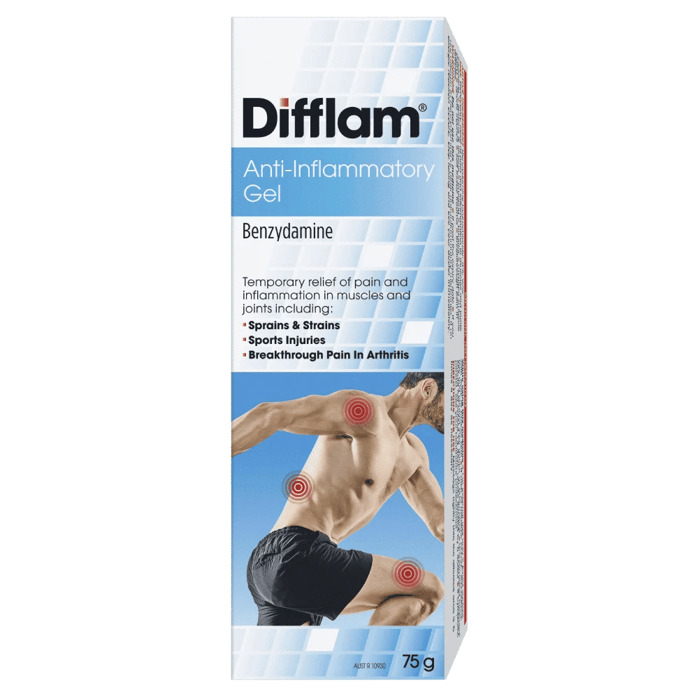 Difflam AntiInflammatory Gel 75g Discount Chemist