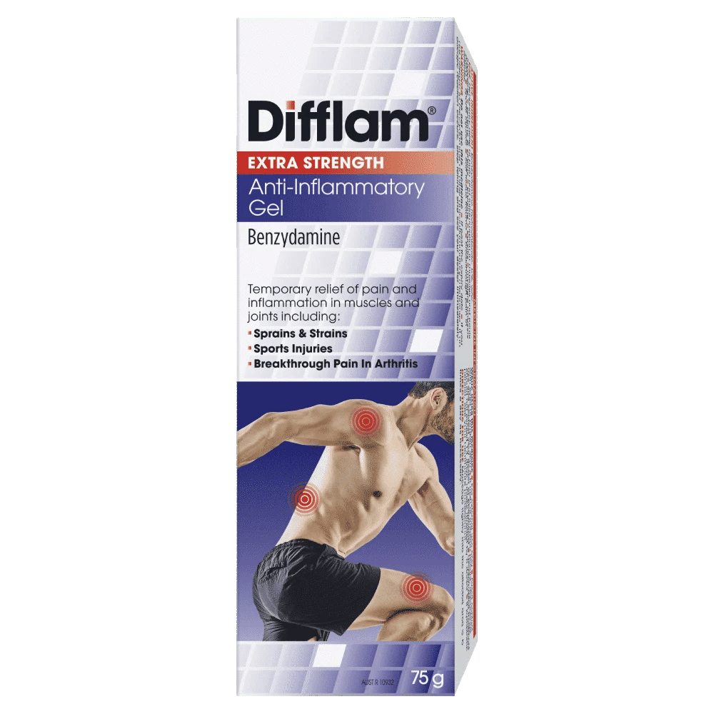 Difflam AntiInflammatory Extra Strength Gel 75g Discount Chemist