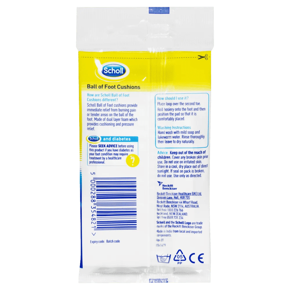 Scholl Ball of Foot Cushions Discount Chemist