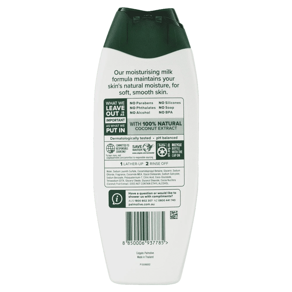 Palmolive Naturals Body Wash 500mL Coconut Discount Chemist