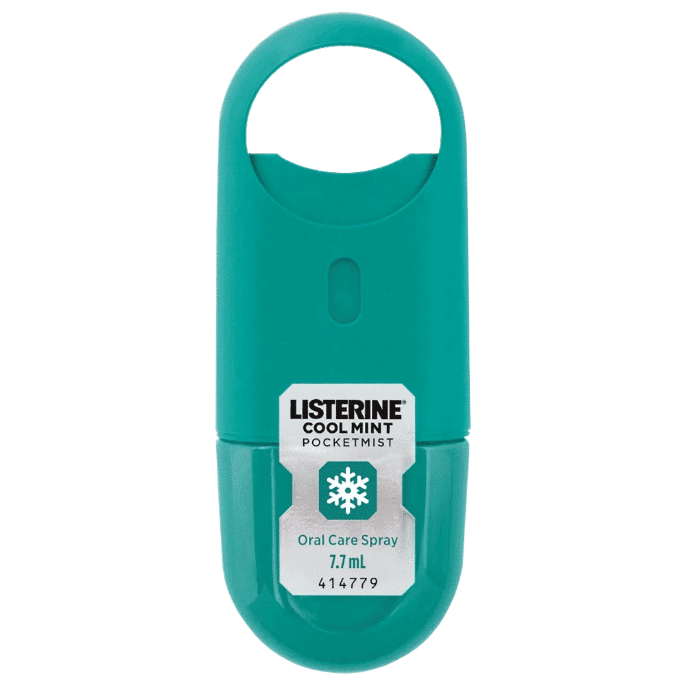 Listerine PocketMist Cool Mint Oral Care Spray 7.7mL Discount Chemist