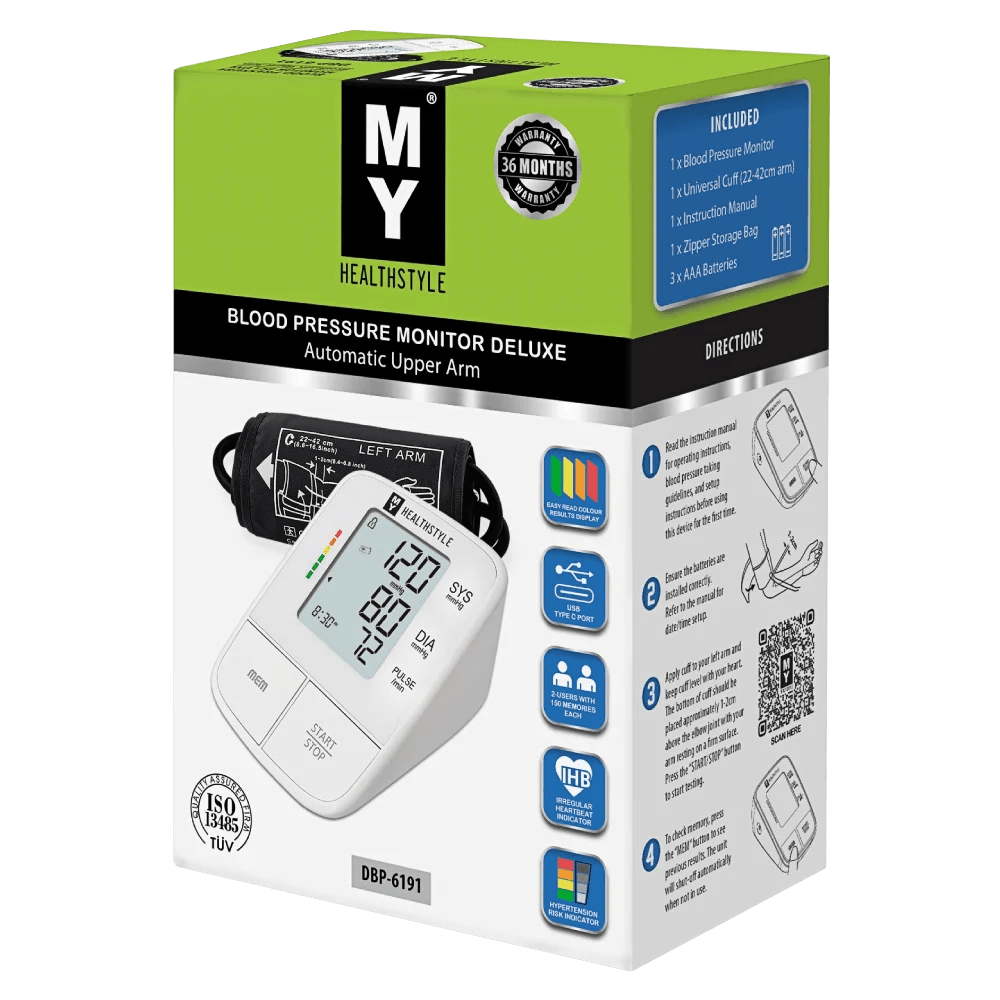MY Healthstyle Blood Pressure Monitor Deluxe Discount Chemist
