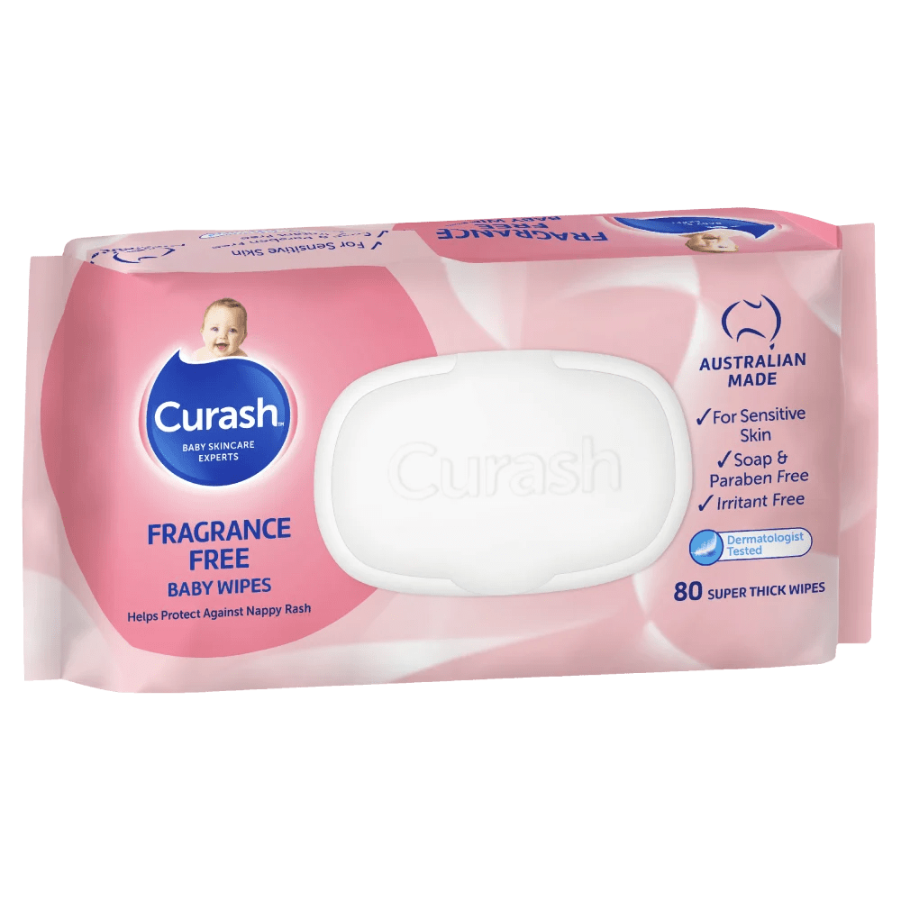 Curash Baby Wipes Fragrance Free 80 Pack Discount Chemist