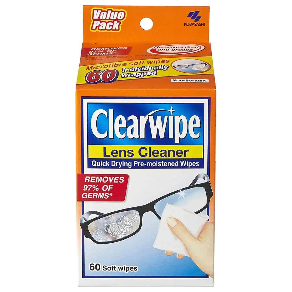 Clearwipe Lens Cleaner Wipes 60 Pack Discount Chemist