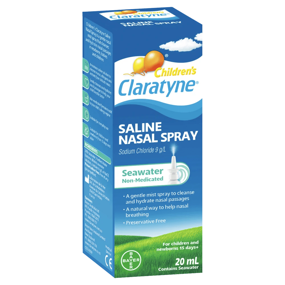 Claratyne Children's Saline Nasal Spray 20mL Discount Chemist