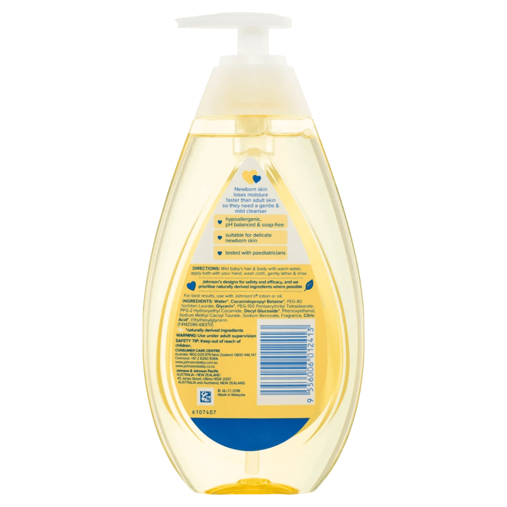 Johnson's ToptoToe Baby Bath 500mL Discount Chemist
