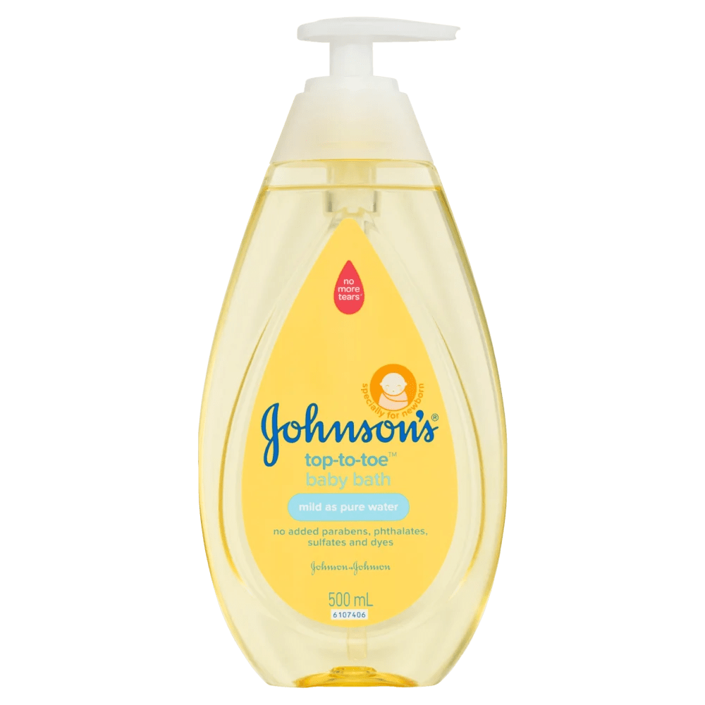 Johnson's ToptoToe Baby Bath 500mL Discount Chemist