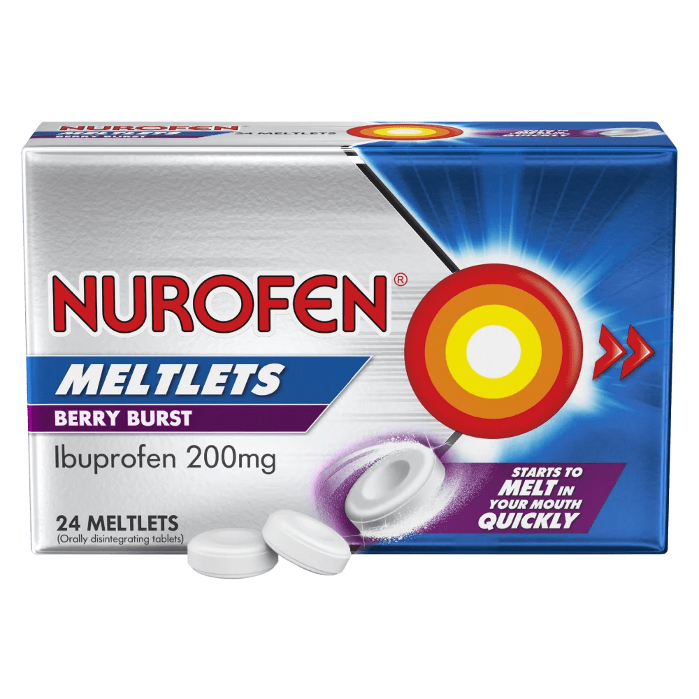 Nurofen 24 Meltlets Berry Burst Discount Chemist