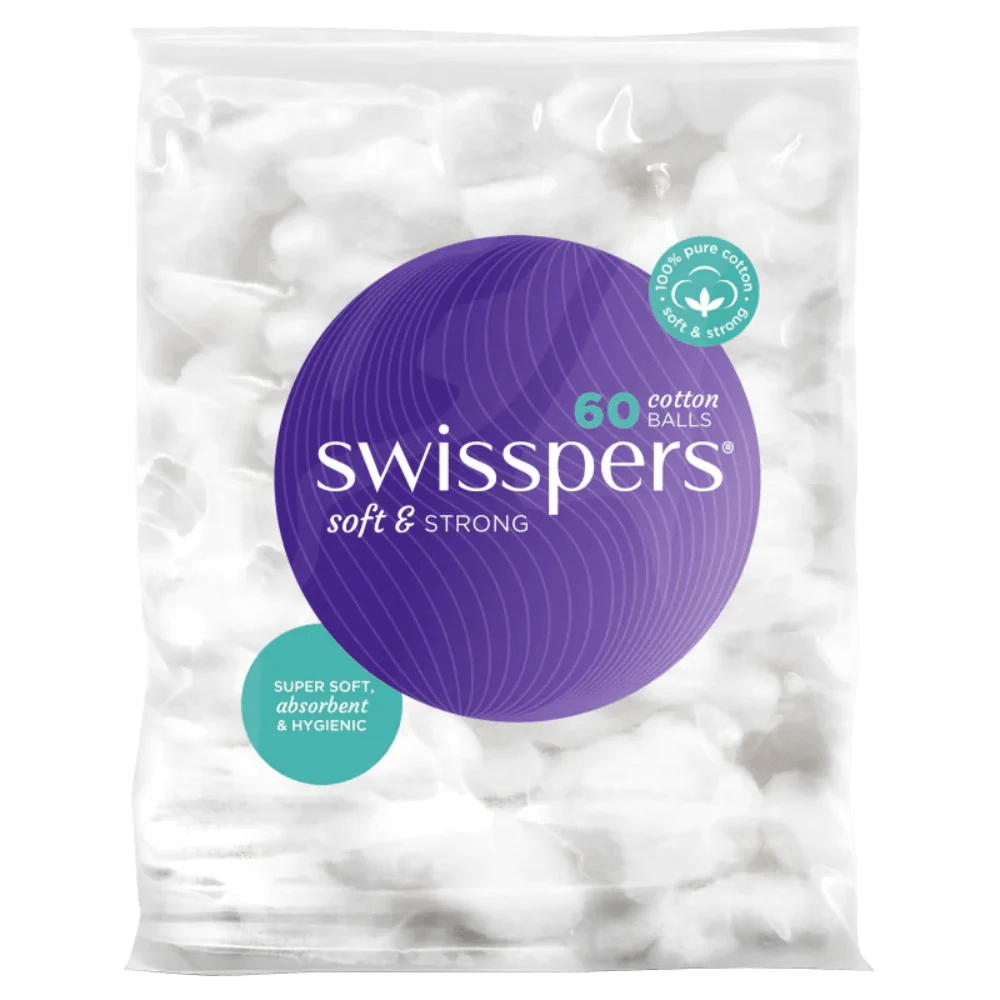Swisspers 60 Cotton Balls Discount Chemist