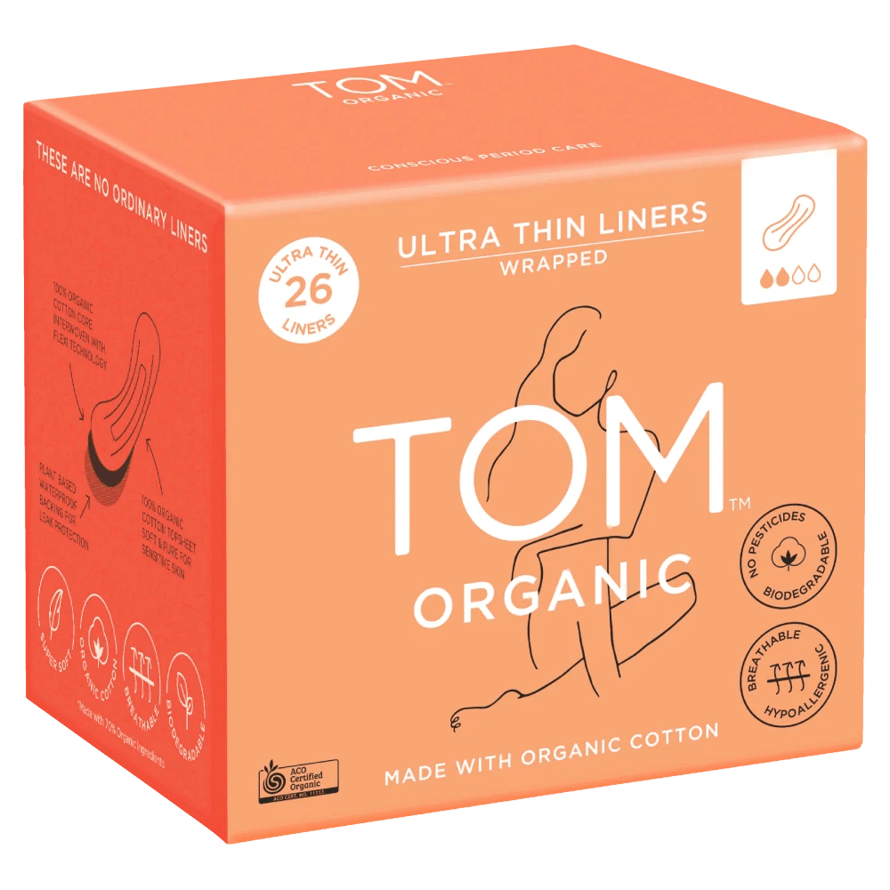 TOM Organic Ultra Thin Liners 26 Pack Discount Chemist