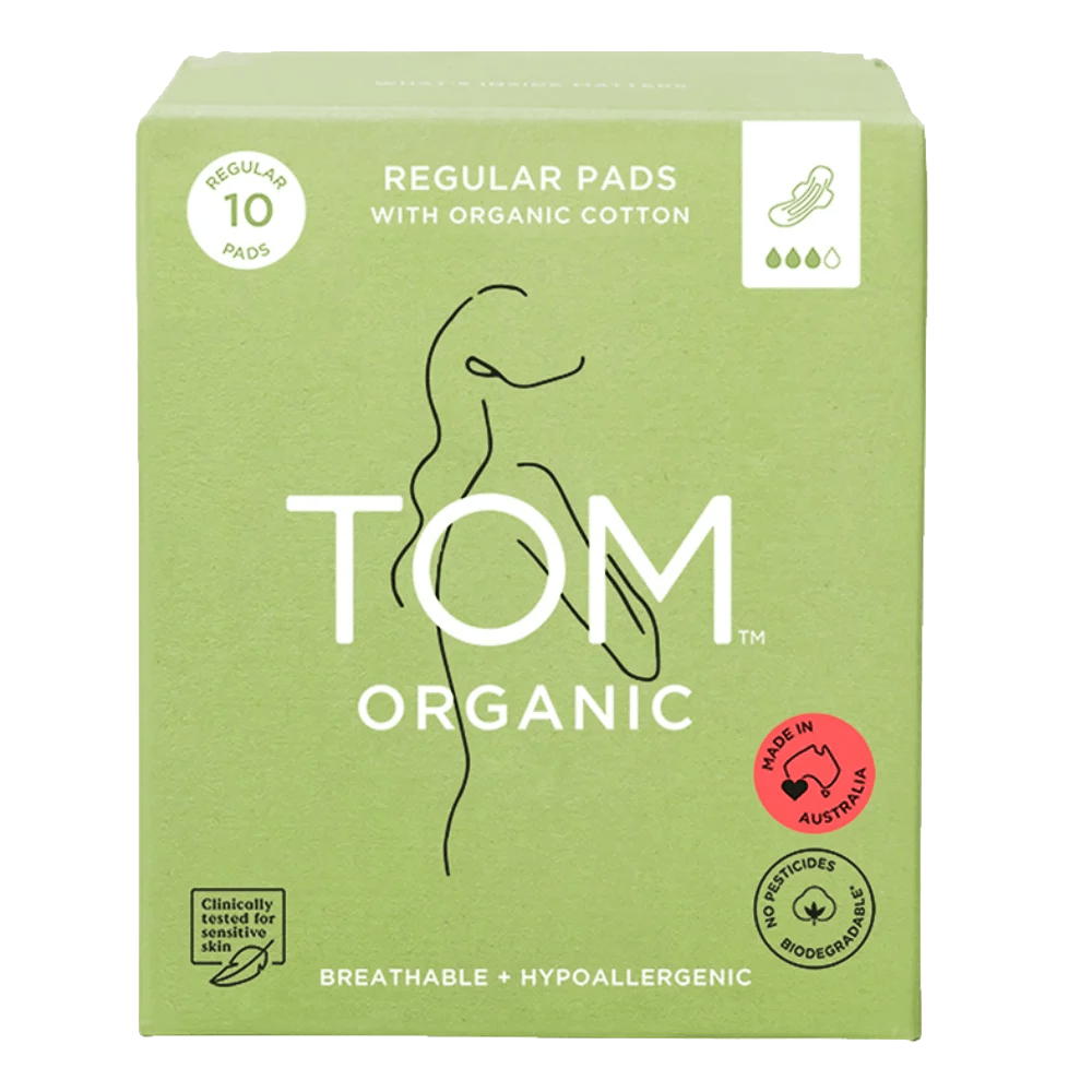 TOM Organic Regular Pads 10 Pack Discount Chemist