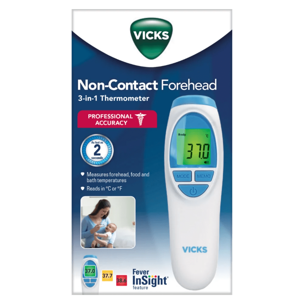 Vicks NonContact 3in1 Forehead Thermometer Discount Chemist